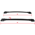 Spec-D Tuning 11-17 Toyota Sienna Roof Rack - Black - Must Have Factory Rails RRB-SNA11BK